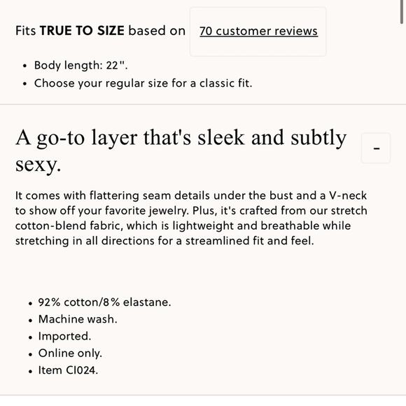 J.Crew Stretch cotton-blend V-neck top - Picture 2 of 5